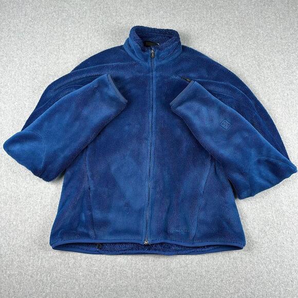 Patagonia Jackets & Blazers - Patagonia Fleece Zip Up Women Large Royal Blue Extra Long Sleeve (24 in) Outdoor